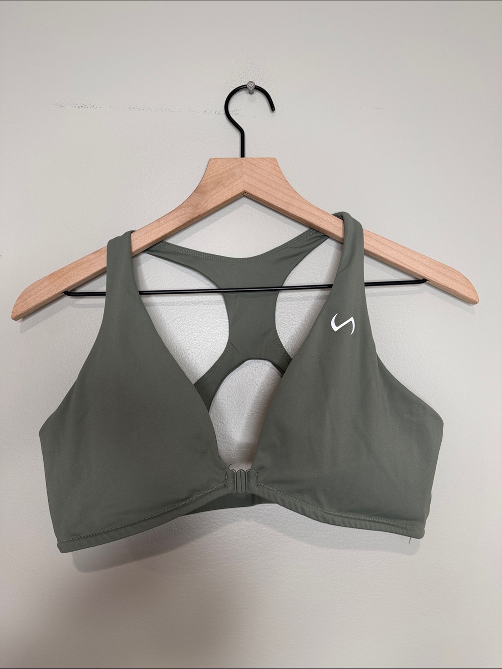 TLF Tempo Front Clasp Sports Bra Take Life Further Green Sports Bra Large